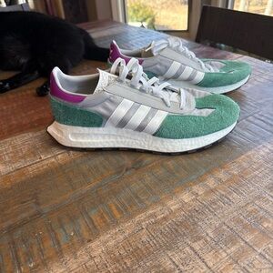 Adidas Retropy E5 Men's Size 13  Grey Collegiate Green White H03076 - no box